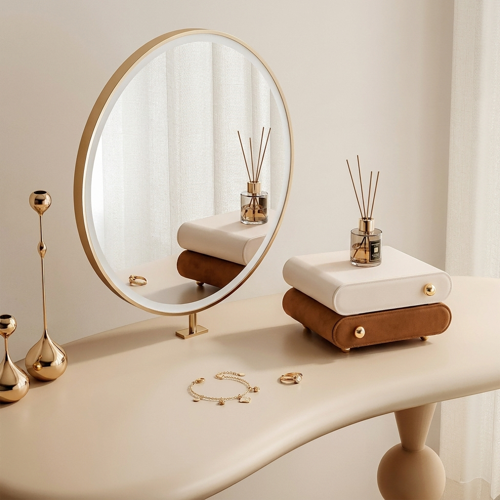 CASEGRACE Hai Lớp Phụ Kiện Hộp Tổ Chức Đồng Hồ Da Hộp Trang Sức Có Khóa Nhung Hộp Bảo Quản Trang Sức