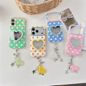 IPhone 17 Pro max Dots pattern Chất liệu TPU Vỏ điện thoại xử lý IMD
