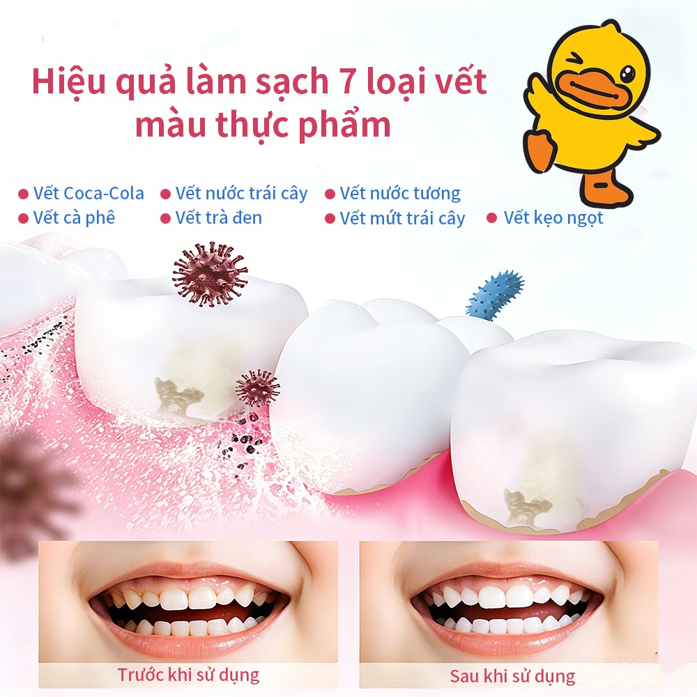 Bộ Kem Đánh Răng B.Duck Cho Bé Từ 5-12 Tuổi (Hương Dâu)
