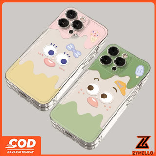 Ốp Lưng Cho Samsung A55 A56 A06 A07 A17 A15 A16 A05S S24FE S25FE Hoạt Hình Dễ Thương graffiti Cặp Đôi Kem Chống Rơi Vỏ Điện Thoại TPU