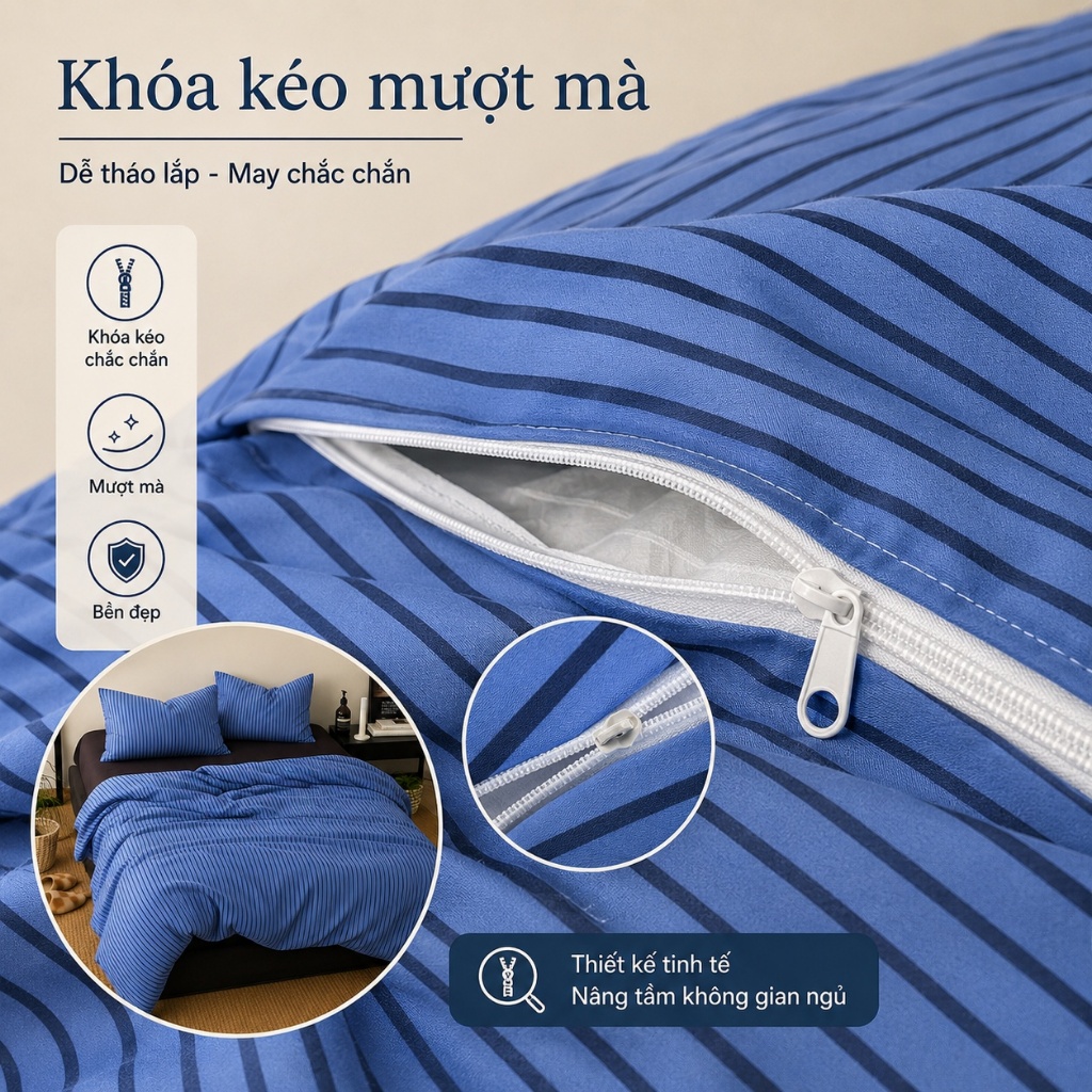 Bộ ga giường cotton nguyên chất mềm mịn, thoáng khí tốt, không phai màu vĩnh viễn, hàng có sẵn