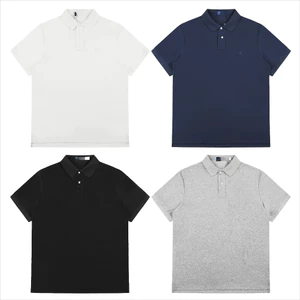 Áo sơ mi Polo cổ điển cỡ lớn Unisex có họa tiết thêu ngựa đầy màu sắc, có sẵn 4 màu