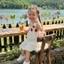 6M-4Y Bé Gái Xe Tăng Đầm Móc Hoa / Dâu Tây Không Tay Tầng Ruffle Cake Dress