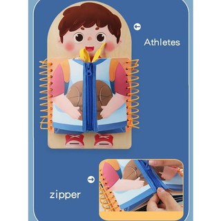 Trẻ em nhiều lớp bận rộn bảng đen nút viết dây kéo chuyển động tốt đào tạo kỹ năng sống đồ chơi giáo dục