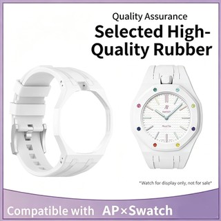 Thích hợp cho AP × Swatch Royal Pop Dây đeo đồng hồ cao su 20mm Dây đeo thay thế bền chống mồ hôi chống thấm nước