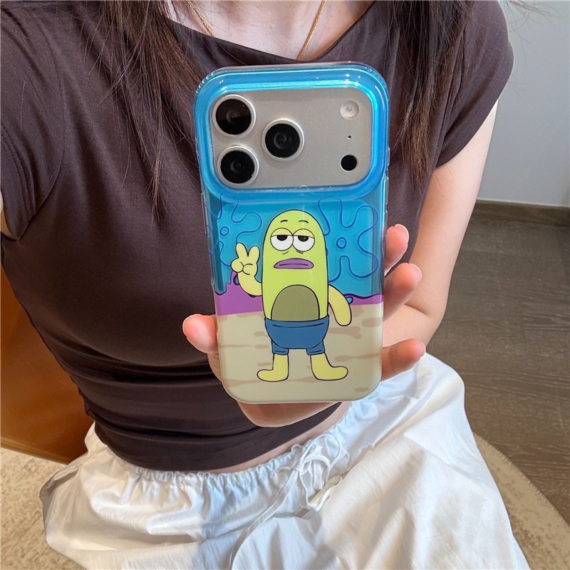 Ốp điện thoại xử lý iPhone 17 Pro max Họa tiết hoạt hình Chất liệu TPU IMD
