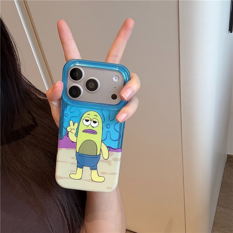 Ốp điện thoại xử lý iPhone 17 Pro max Họa tiết hoạt hình Chất liệu TPU IMD