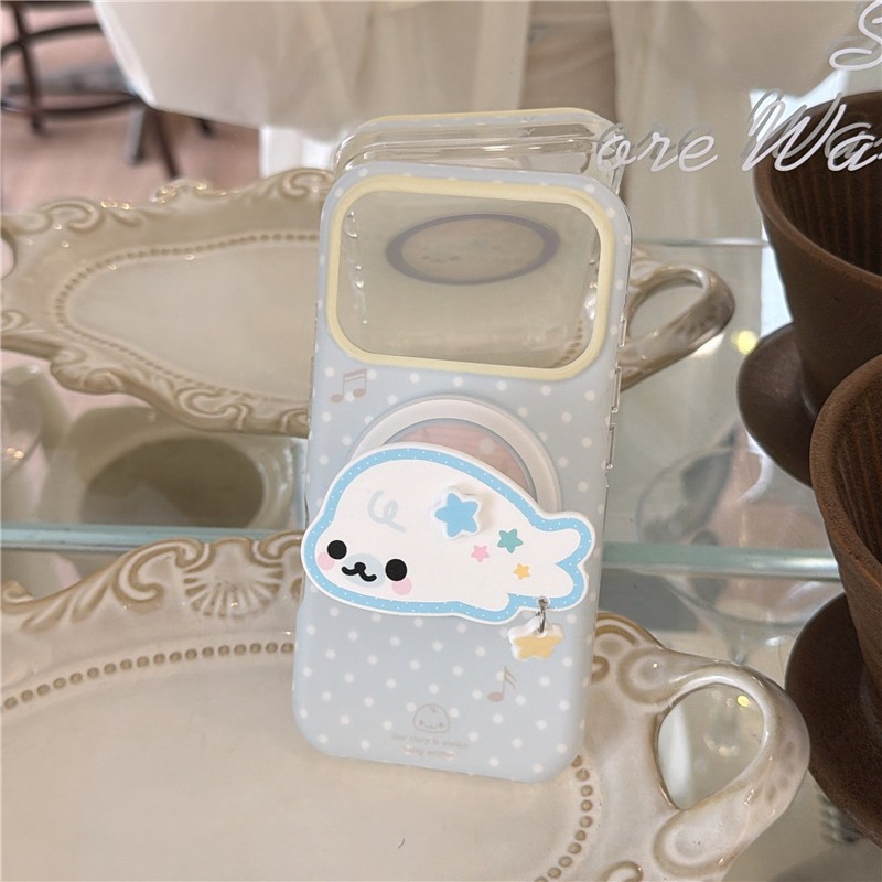 IPhone 17 Pro max Dot-patterned seal họa tiết TPU chất liệu IMD vỏ điện thoại