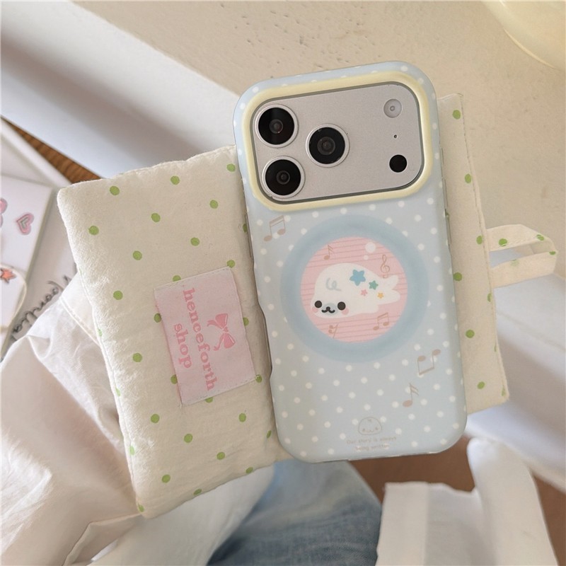 IPhone 17 Pro max Dot-patterned seal họa tiết TPU chất liệu IMD vỏ điện thoại