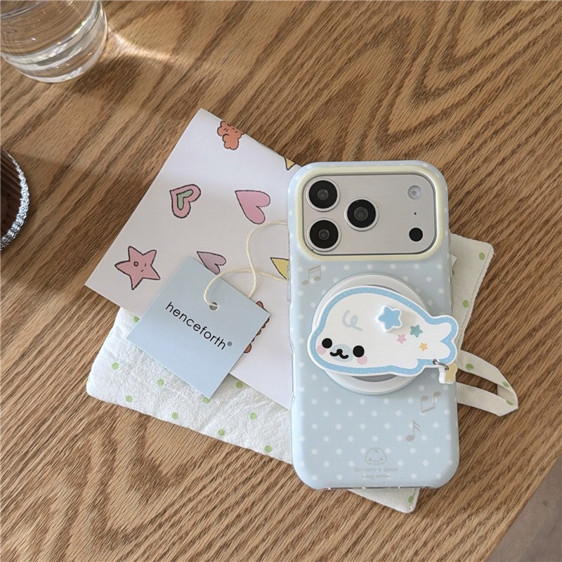 IPhone 17 Pro max Dot-patterned seal họa tiết TPU chất liệu IMD vỏ điện thoại