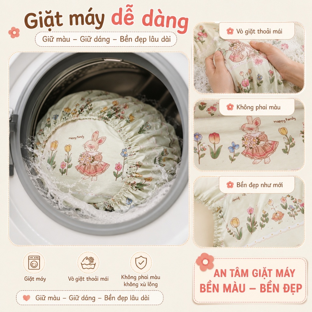 Bộ 3 Tấm Chăn Giường Ôm Cotton 100% Hiện Hàng Sẵn Giao, Dùng 4 Mùa Phù Hợp Khí Hậu Việt, Mềm Mại Thân Thiện Da, Giặt Máy Không Phai Màu, Thoáng Khí Tuyết Đối