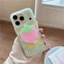 IPhone 17 Pro max Sọc hoa hình dâu tây chất liệu TPU xử lý IMD vỏ điện thoại
