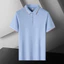 Mới Nam Công Sở Tay Ngắn Công Sở Áo Sơ Mi Polo Rời Đen Áo Thun Thường Ngày Áo Trắng