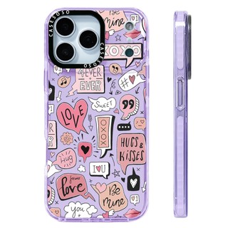 Ốp Lưng Nhãn Trái Tim Yêu Thương Tương Thích Cho IPhone 11 14 15 16 Pro Max 12 13 Mini Cover X XR XS Max Silicone Mềm Clear SE 2022 6 7 8 Plus Vỏ Chống Sốc