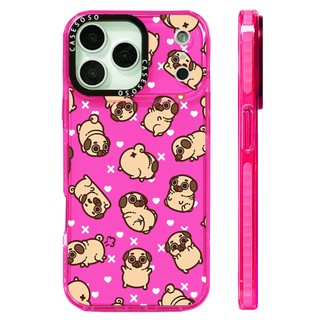Ốp lưng Puglie hoạt hình dễ thương có màn hình tương thích cho IPhone 12 13 14 151617ProMax 12 13Mini Cover X XR XS Max Silicone Mềm Clear SE 2022 6 7 8 Plus 17AIR Vỏ Chống Sốc