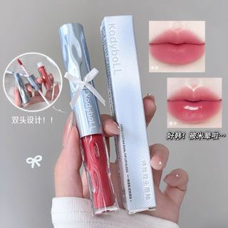 KodyboLL Hai Cấp Son Bóng Mờ & Bóng Lâu Dài Không Chuyển Son Tint Thân Thiện Với Học Sinh Không Trang Điểm Da Làm Sáng Son Bóng NO.K60