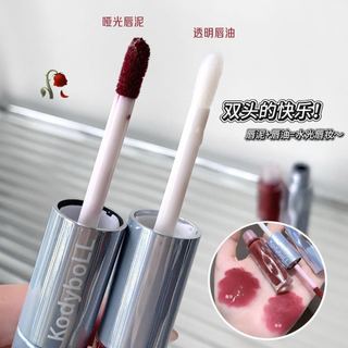 KodyboLL Hai Cấp Son Bóng Mờ & Bóng Lâu Dài Không Chuyển Son Tint Thân Thiện Với Học Sinh Không Trang Điểm Da Làm Sáng Son Bóng NO.K60