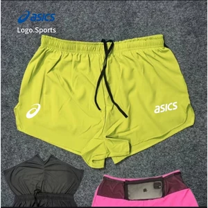 Tập luyện thể thao theo dõi Quần short ba điểm khô nhanh Thể thao Marathon Quần short chạy bộ thoáng khí có túi lót thắt lưng
