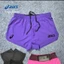 Tập luyện thể thao theo dõi Quần short ba điểm khô nhanh Thể thao Marathon Quần short chạy bộ thoáng khí có túi lót thắt lưng