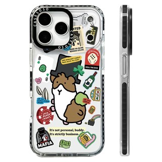 Casetify Seventeen HOSHI Hoạt Hình Dễ Thương Hamster Silicon Mềm TPU Dành Cho IPhone 16 Plus 16 Pro Max Vỏ