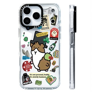 Casetify Seventeen HOSHI Hoạt Hình Dễ Thương Hamster Silicon Mềm TPU Dành Cho IPhone 16 Plus 16 Pro Max Vỏ