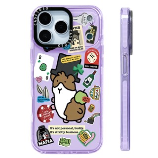 Casetify Seventeen HOSHI Hoạt Hình Dễ Thương Hamster Silicon Mềm TPU Dành Cho IPhone 16 Plus 16 Pro Max Vỏ