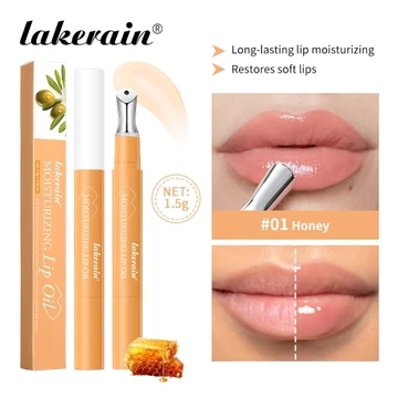 Tinh chất dưỡng ẩm môi chăm sóc môi và giảm nếp nhăn môi Hydrating plumping lip oil
