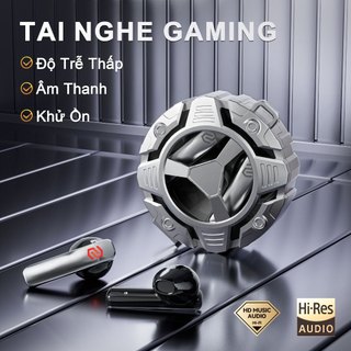 BUDS 2 PRO Chơi Game Tai Nghe, Thiết kế phong cách mecha, Hiệu ứng ánh sáng siêu ấn tượng, Âm thanh nổi cấp độ HiFi, Mic tích hợp chống nước IPX5, Giảm tiếng ồn ANC, Điều khiển cảm ứng