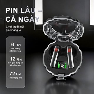 BUDS 2 PRO Chơi Game Tai Nghe, Thiết kế phong cách mecha, Hiệu ứng ánh sáng siêu ấn tượng, Âm thanh nổi cấp độ HiFi, Mic tích hợp chống nước IPX5, Giảm tiếng ồn ANC, Điều khiển cảm ứng