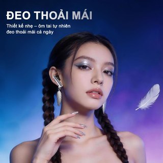 BUDS 2 PRO Chơi Game Tai Nghe, Thiết kế phong cách mecha, Hiệu ứng ánh sáng siêu ấn tượng, Âm thanh nổi cấp độ HiFi, Mic tích hợp chống nước IPX5, Giảm tiếng ồn ANC, Điều khiển cảm ứng