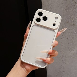 Ốp điện thoại acrylic màu đen trong suốt cao 2 trong 1 dành cho iPhone 11 12 13 14 15 16 17 Pro Max bao gồm tất cả vỏ chống rơi