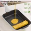 【Hàng Mới】JEETEE Chảo Tamagoyaki Nhật Bản Chảo Trứng Cuộn Chống Dính Gốm Titan Không PFOA/PFAS Dùng Cho Bếp Từ & Bếp Gas