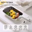 【Hàng Mới】JEETEE Chảo Tamagoyaki Nhật Bản Chảo Trứng Cuộn Chống Dính Gốm Titan Không PFOA/PFAS Dùng Cho Bếp Từ & Bếp Gas