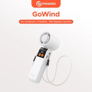 Quạt cầm tay cầm tay PHIXERO F1 / F1 Pro TEC Bán dẫn Làm mát băng 199 Quạt bỏ túi Mini có thể gập lại tốc độ vô cấp