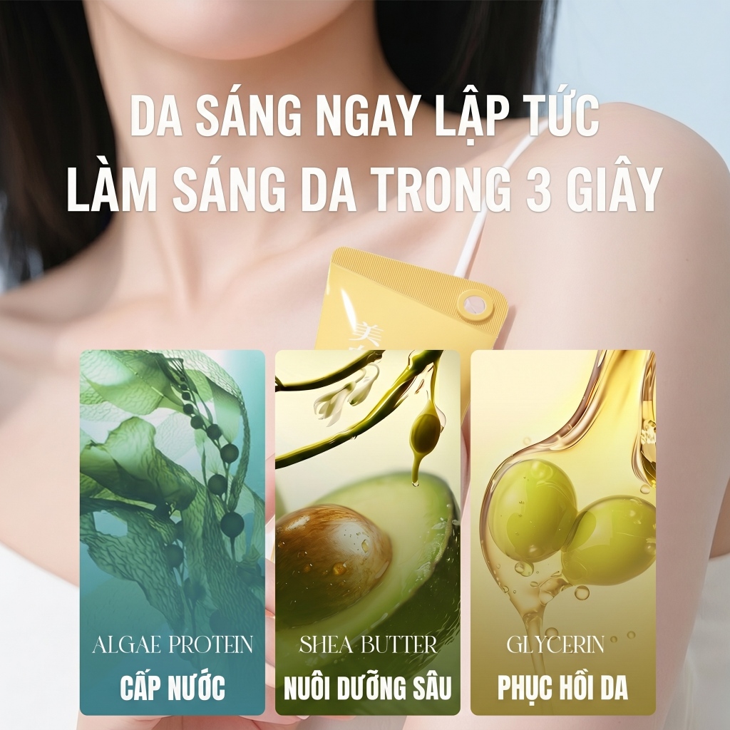 [XẢ KHO] Kem Chống Nắng Body Bóng Sáng - Sữa Dưỡng Thể SPF30 Chống Nắng & Tăng Cường Sáng Da 100g