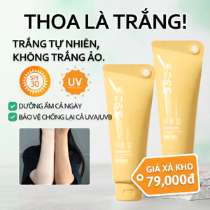 Kem Chống Nắng Body Bóng Sáng - Sữa Dưỡng Thể SPF30 Chống Nắng & Tăng Cường Sáng Da 100g