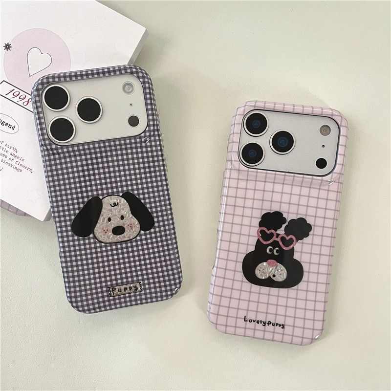 Ốp điện thoại iPhone 17 Pro max Rabbit họa tiết chó con TPU materia IMD