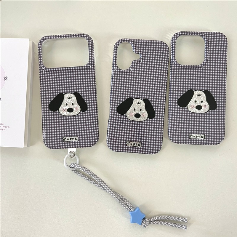 Ốp điện thoại iPhone 17 Pro max Rabbit họa tiết chó con TPU materia IMD