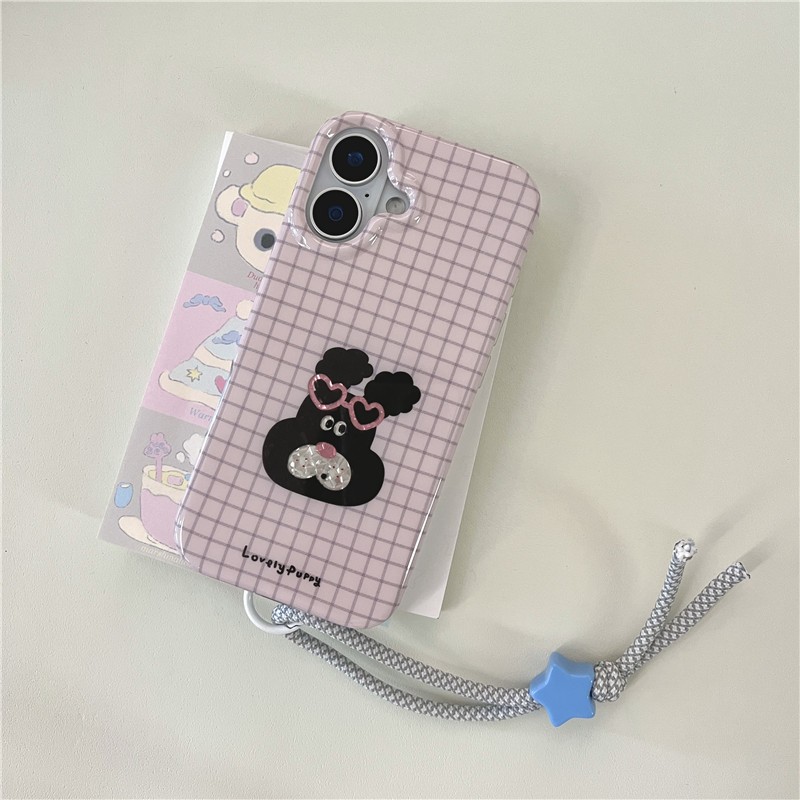 Ốp điện thoại iPhone 17 Pro max Rabbit họa tiết chó con TPU materia IMD