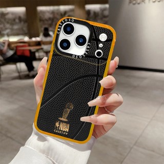 NBA Stereoscopic Kết cấu bóng rổ Vỏ sạc từ tính không dây Tương thích cho IPhone11 12 13 14 15 16 Pro Max Cover 16 PLUS Silicone mềm trong suốt Vỏ chống sốc