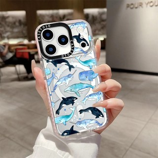 Vỏ sạc từ tính không dây hình cá voi có màn hình tương thích cho IPhone11 12 13 14 15 16 Pro Max Cover 15 16 PLUS Vỏ silicon mềm trong suốt chống sốc