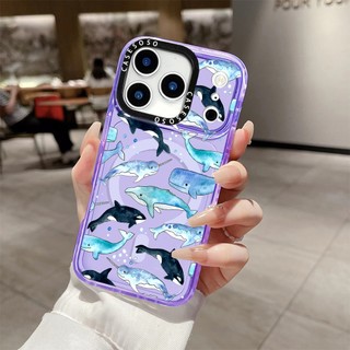 Vỏ sạc từ tính không dây hình cá voi có màn hình tương thích cho IPhone11 12 13 14 15 16 Pro Max Cover 15 16 PLUS Vỏ silicon mềm trong suốt chống sốc