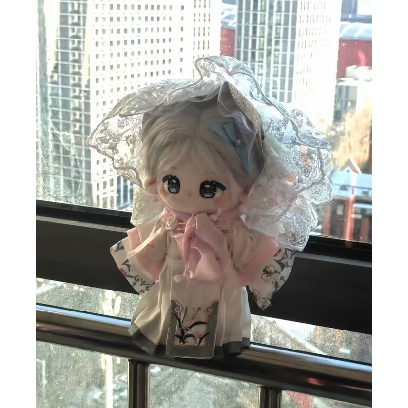 20cm Cotton Búp Bê Quần Áo Bé Bộ Quần Áo Búp Bê Búp Bê Thay Thế Đầm Quà Tặng Mới Cổ Quần Áo Bé 4.16