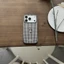 IPhone 17 Pro max Họa tiết ca rô màu đen trắng TPU materia IMD xử lý Vỏ điện thoại