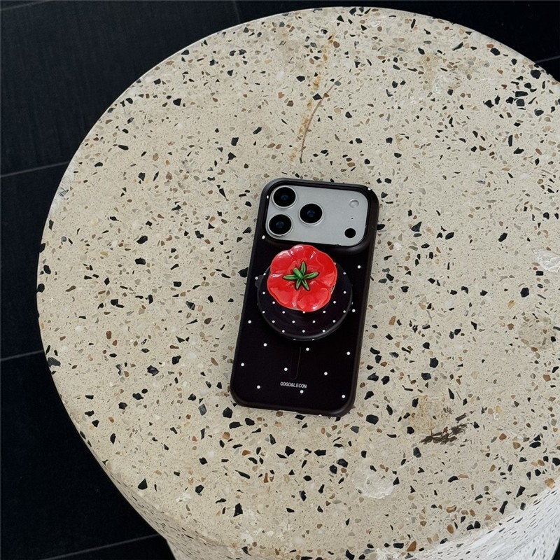 Ốp điện thoại PC materia họa tiết cà chua chấm chấm chấm cho iPhone 17 Pro max