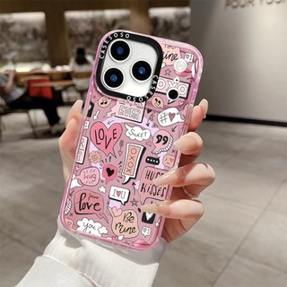 Ốp Sạc Từ Tính Không Dây Nhãn Trái Tim Yêu Thương Cho IPhone11 12 13 14 15 16 Pro Max Cover 14 15 16 PLUS Silicon Mềm Trong Suốt Ốp Lưng Chống Sốc