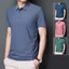 White Work Nam Công Sở Áo Sơ Mi Polo Đen Rời Áo Xanh Áo Thun Tay Ngắn Thường Ngày