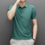 White Work Nam Công Sở Áo Sơ Mi Polo Đen Rời Áo Xanh Áo Thun Tay Ngắn Thường Ngày