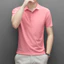 White Work Nam Công Sở Áo Sơ Mi Polo Đen Rời Áo Xanh Áo Thun Tay Ngắn Thường Ngày