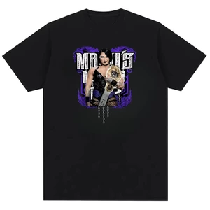 Rhea Ripley Mami Always on Top Đen Nam Nữ Thời Trang Retro Street Áo Thun Cotton